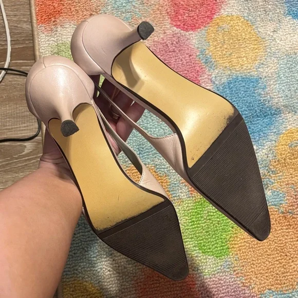 Elegant Blush Pink Pointed Toe Heels - Picture 7 of 7